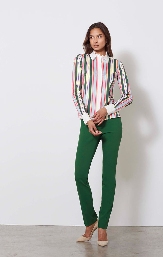 Monteverde - Spring Green Trousers - On Model