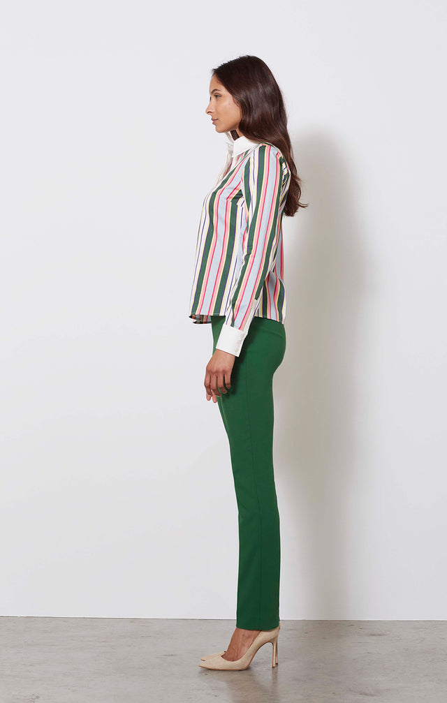 Monteverde - Spring Green Trousers - On Model
