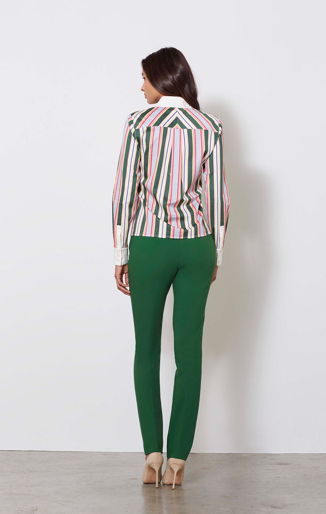 Monteverde - Spring Green Trousers - On Model