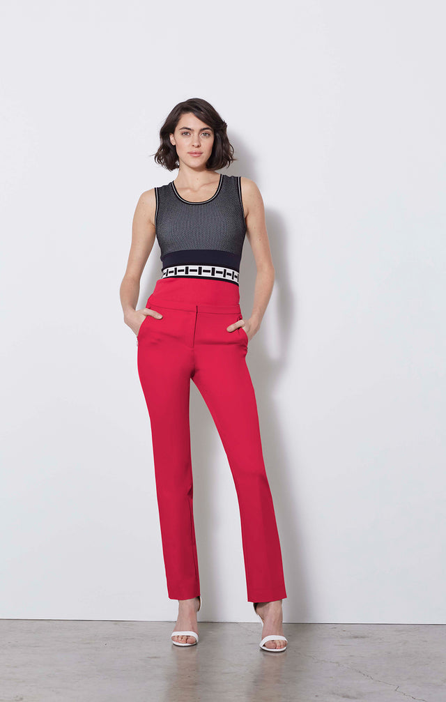 Corundum - Silky Modal-blend Pants - On Model