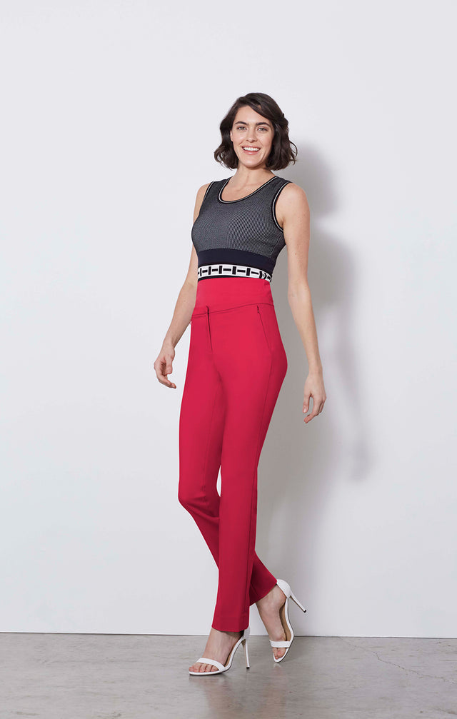 Corundum - Silky Modal-blend Pants - On Model