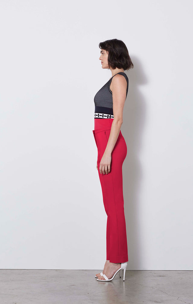 Corundum - Silky Modal-blend Pants - On Model