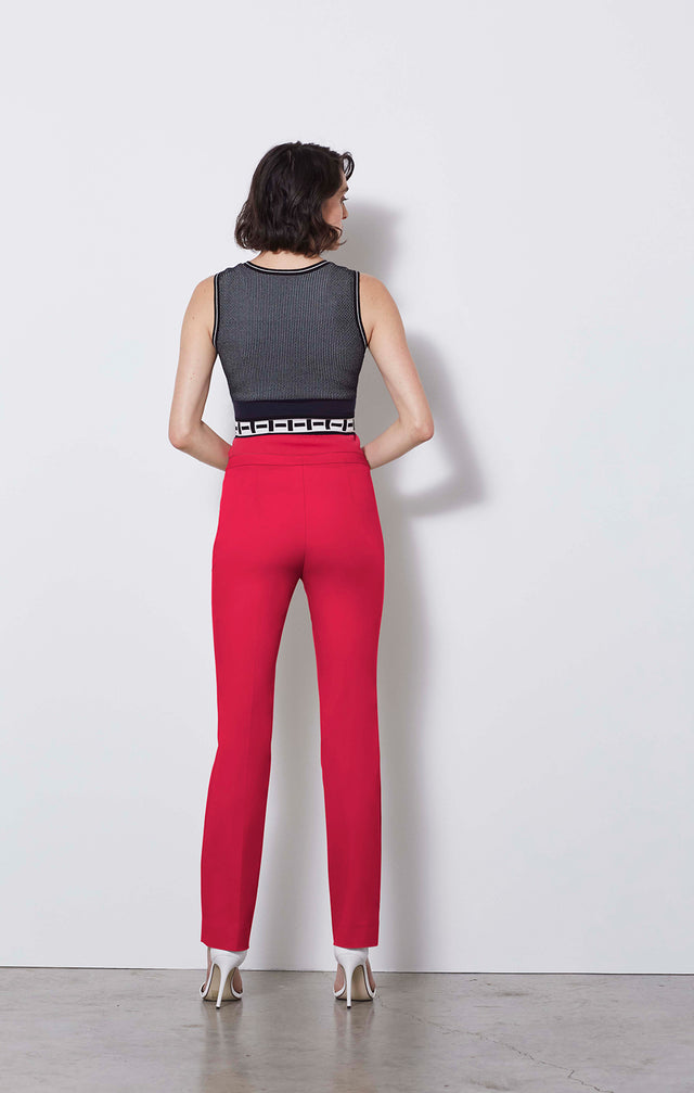 Corundum - Silky Modal-blend Pants - On Model