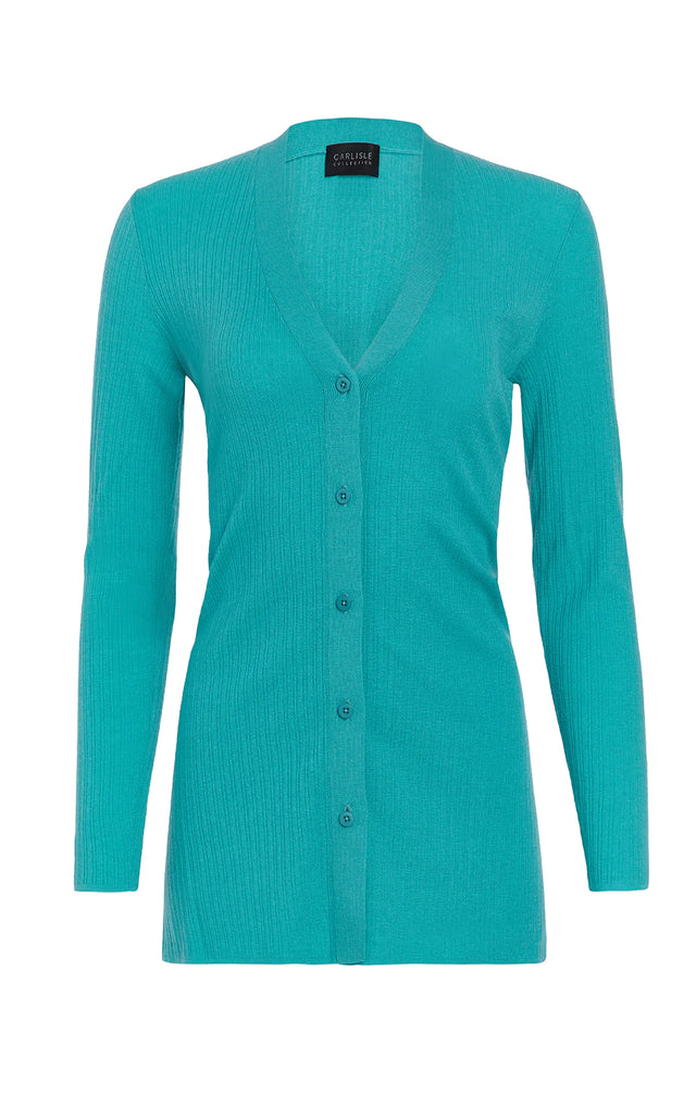 Parure-cardi - Blue Cashmere Cardigan