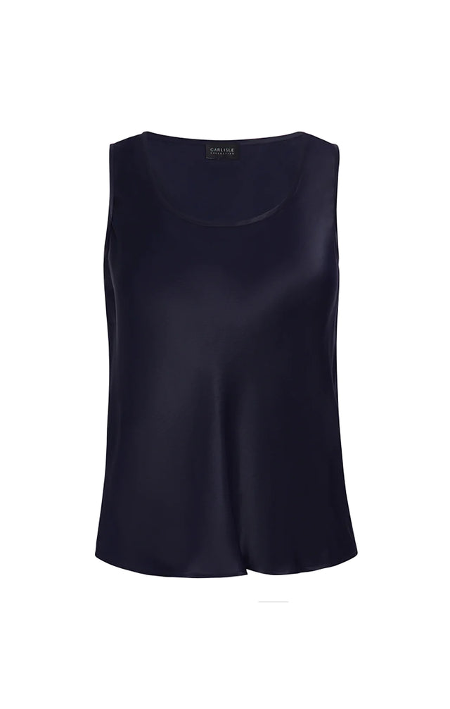 Chorine - Satin Charmeuse Tank Blouse