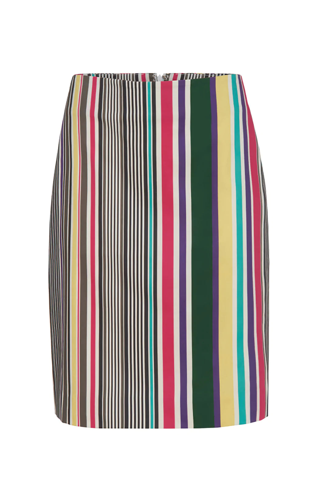 Iridiana - Obi-belted Striped Blouse