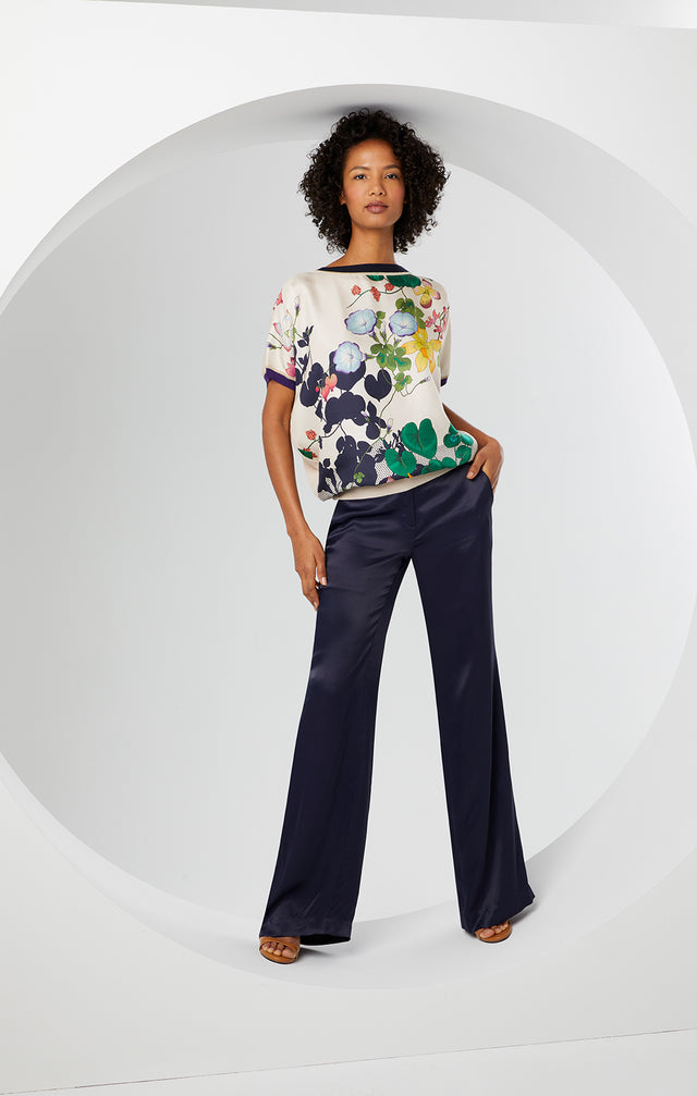 Chorine - Silky Wide-leg Pants - Lookbook