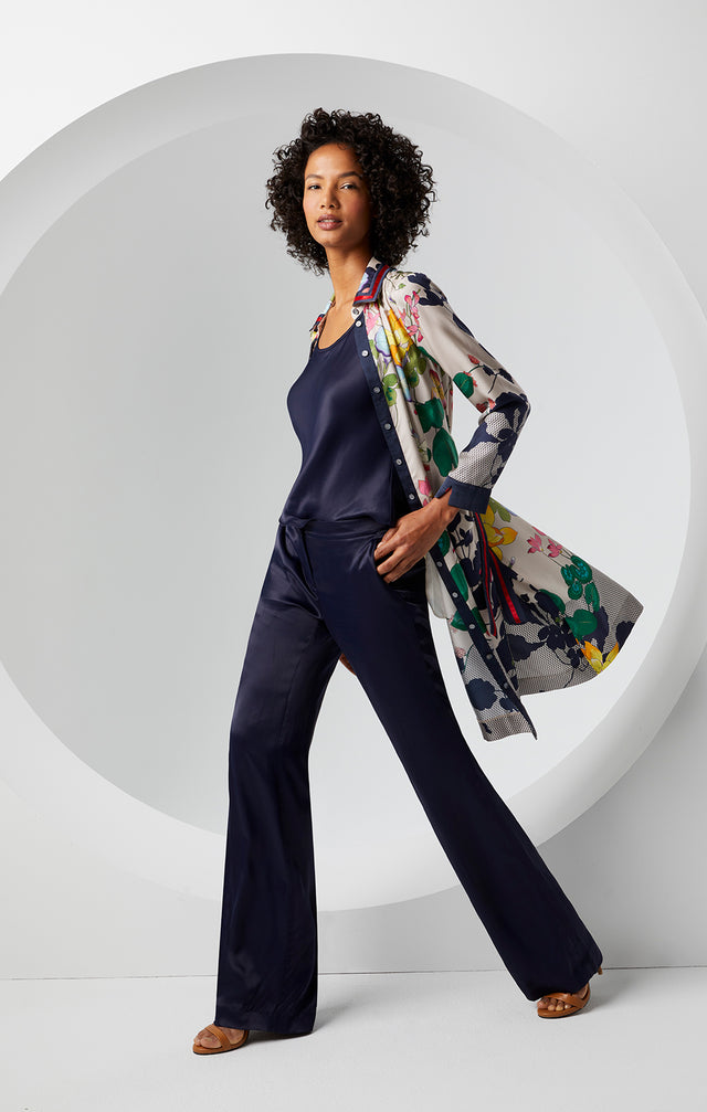 Kew Gardens - Button-front Floral Dress - Lookbook