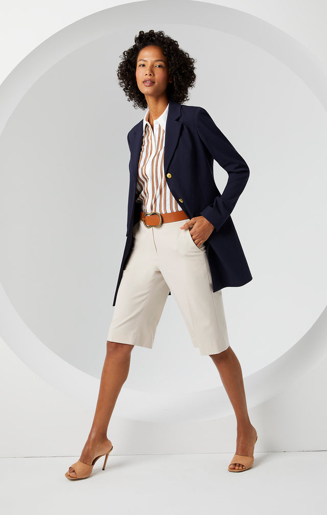Macaron - Drapey Walking Shorts - Lookbook