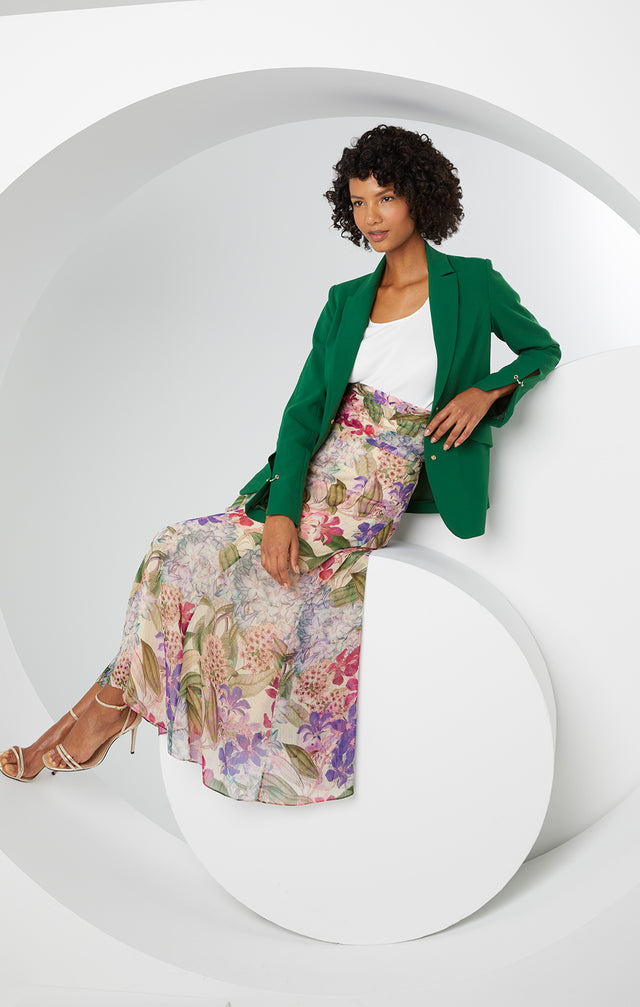 Marguerite - Satin Charmeuse Tank Blouse - Lookbook
