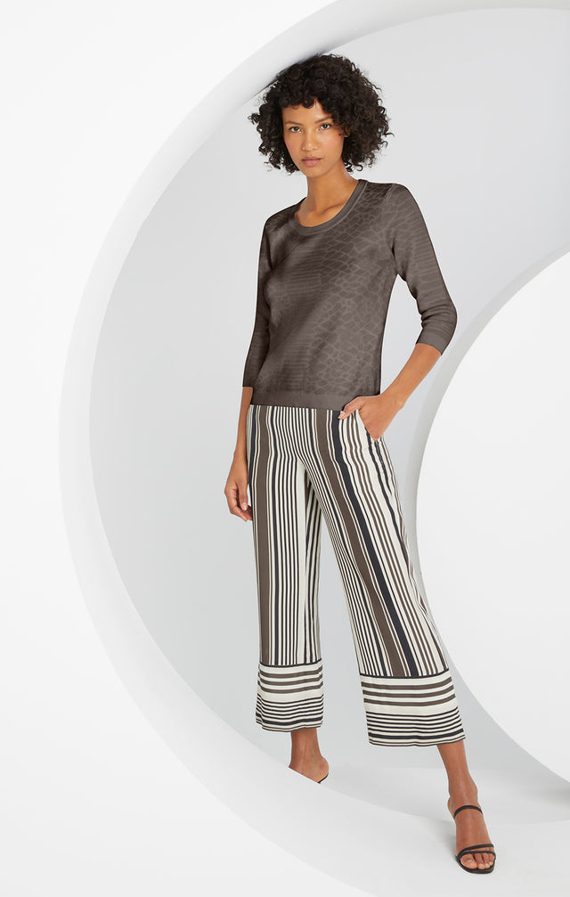 Ophion - Python-patterned Sweater - Lookbook