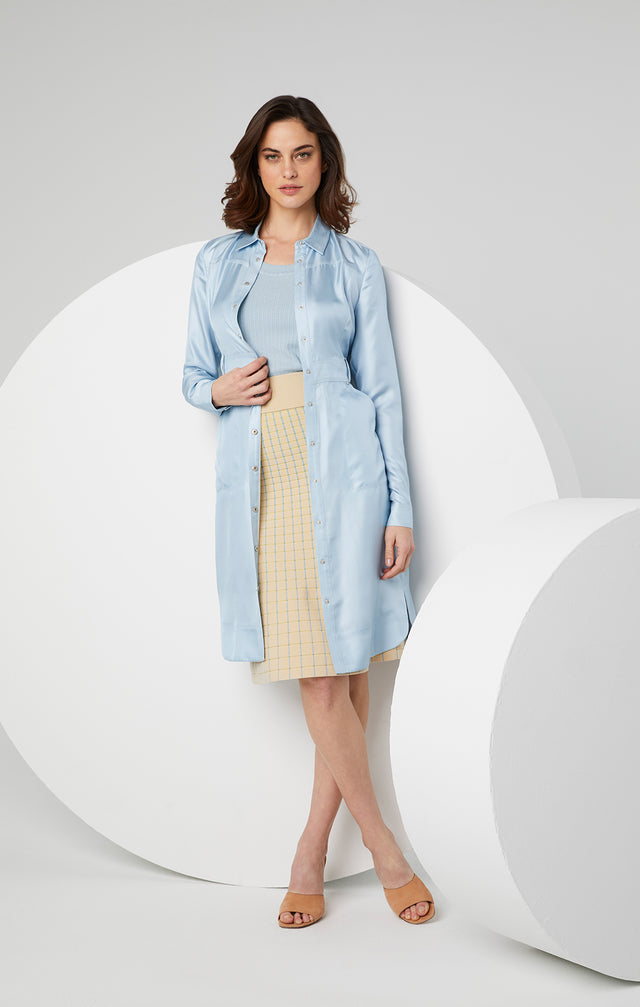 Garniture-shell - Reversible Blue Cashmere Knit Shell - Lookbook