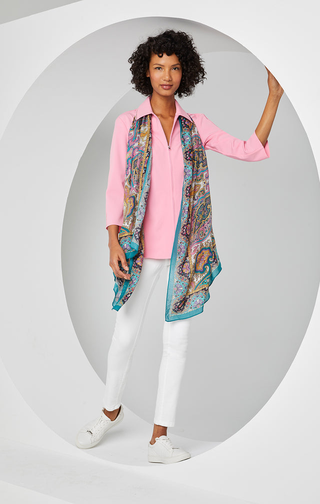 Serenity - Stretch Double-weave Shacket - Lookbook