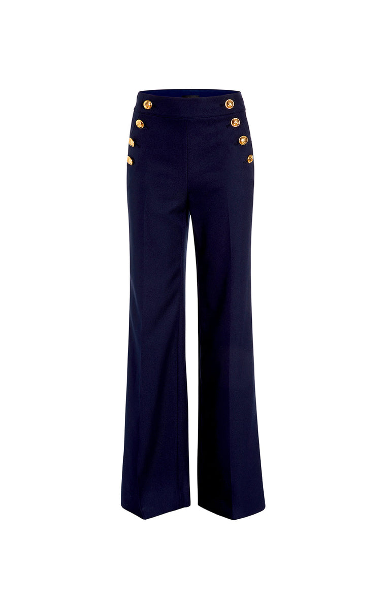 Sanctuary Flared Sailor Pants in Blue