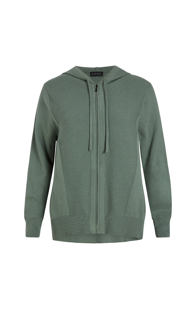 Esplanade - Cashmere-Softened Knit Hoodie -  Product Image