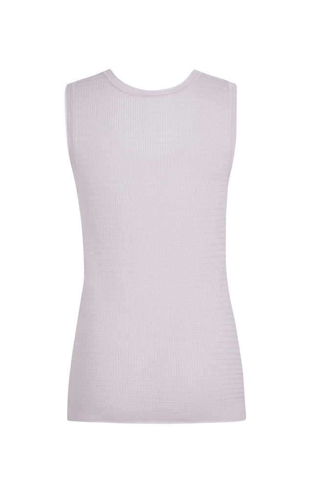 Exhilarate - Reversible Waffle-Stitch Cashmere Shell -  Product Image