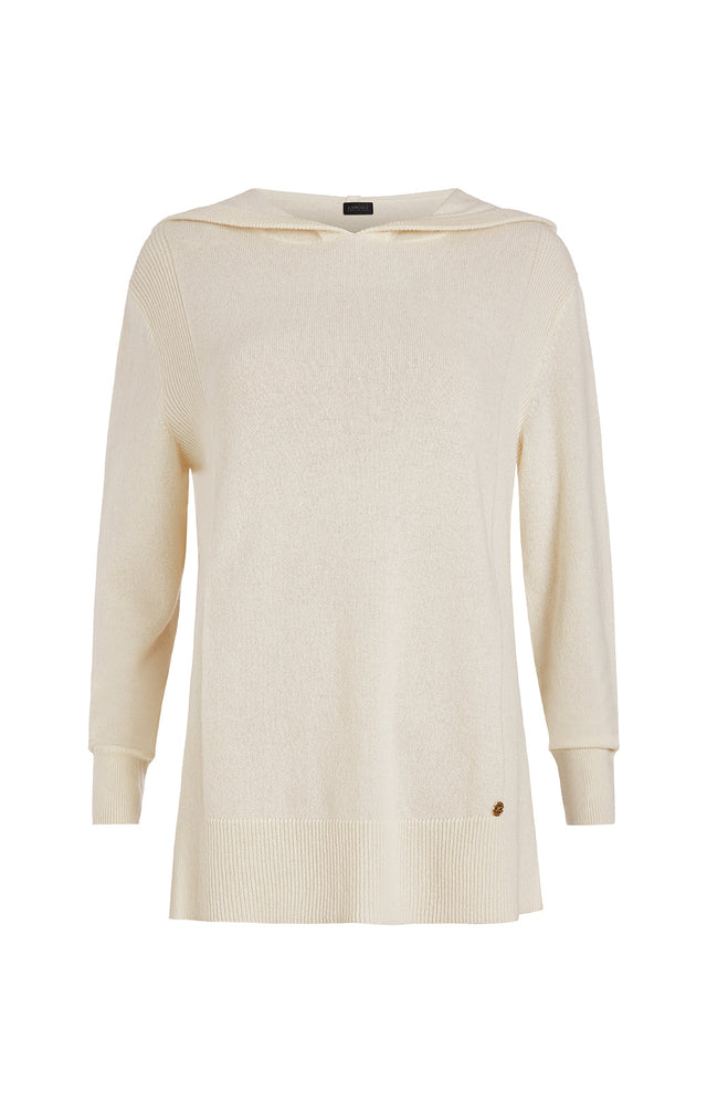 Majestic - Hooded Cashmere Pullover -  Product Image