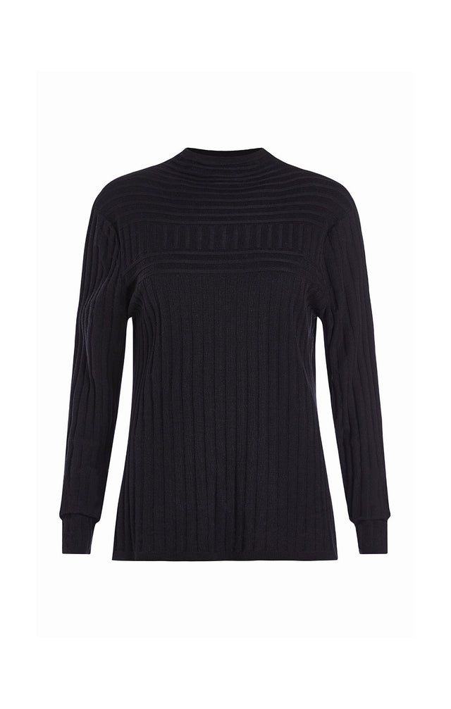 Navigation - Silk-Softened Mock Turtleneck -  Product Image