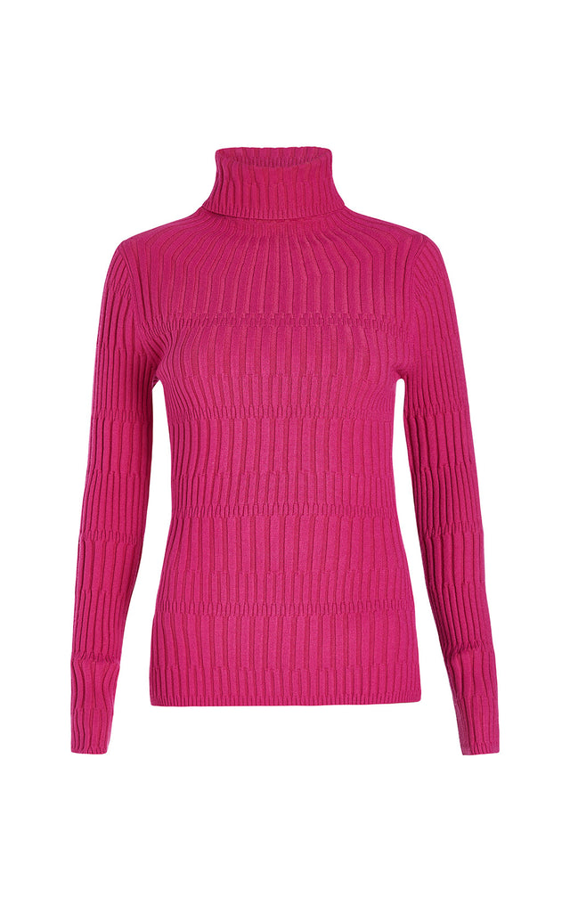 Redbud - Varied Rib Turtleneck -  Product Image