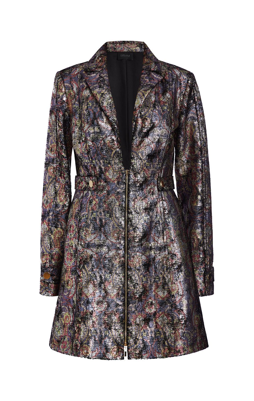 Eventide - Italian Tweed Coat & Belt -  Product Image