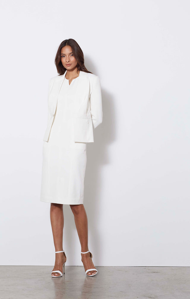 Ghost Orchid - Stretch Double-weave Jacket - On Model