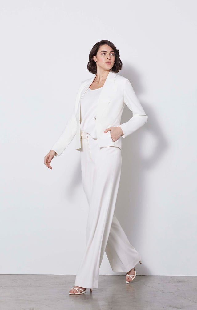 Ghost Orchid - Stretch Double-weave Jacket - On Model