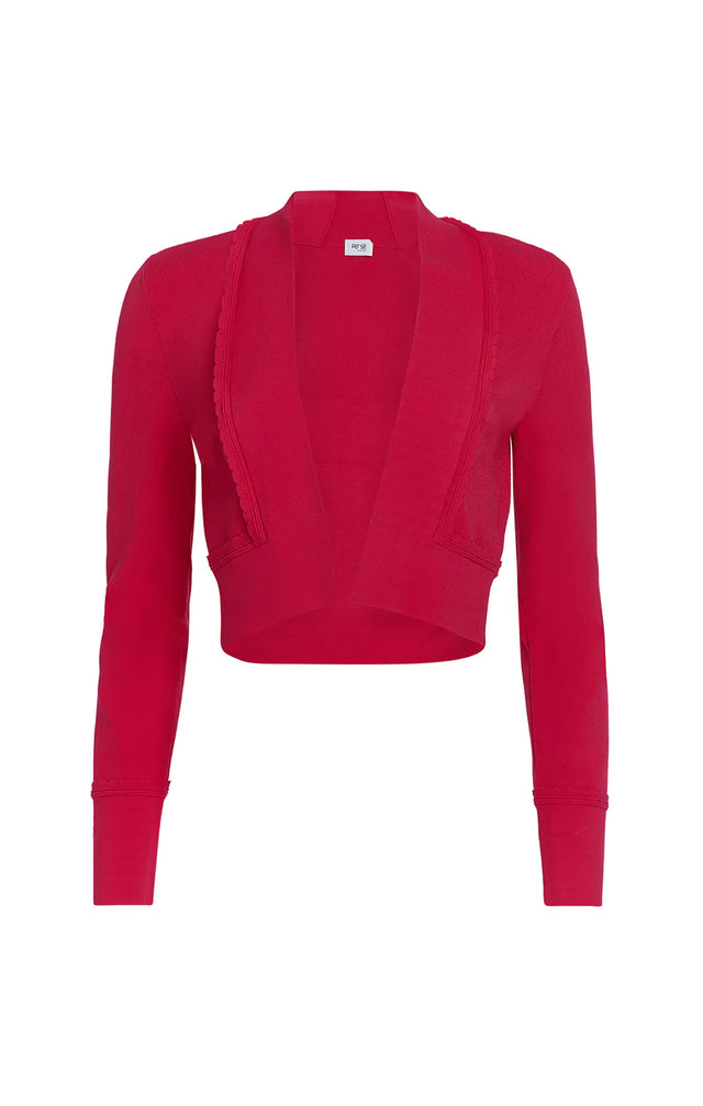 Cosmopolitan - Scalloped Open Cardigan