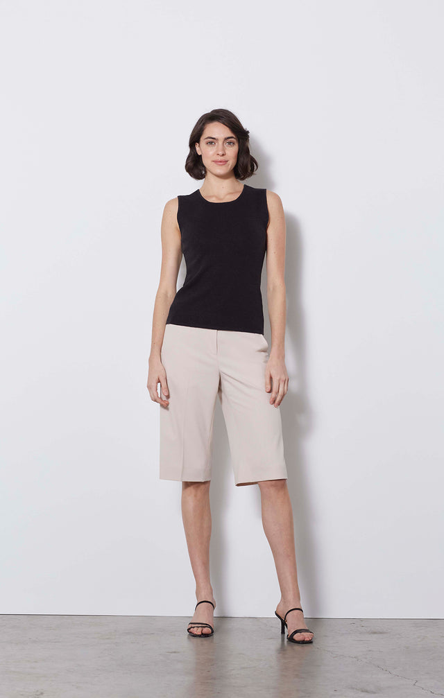 Citation  - Reversible Black Knit Shell - Lookbook