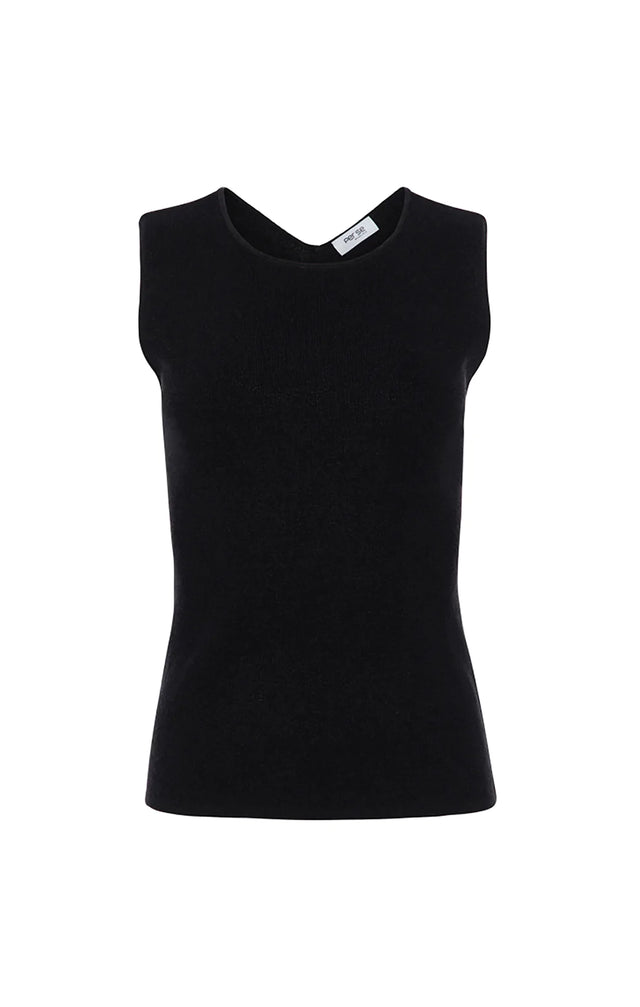 Citation  - Reversible Black Knit Shell