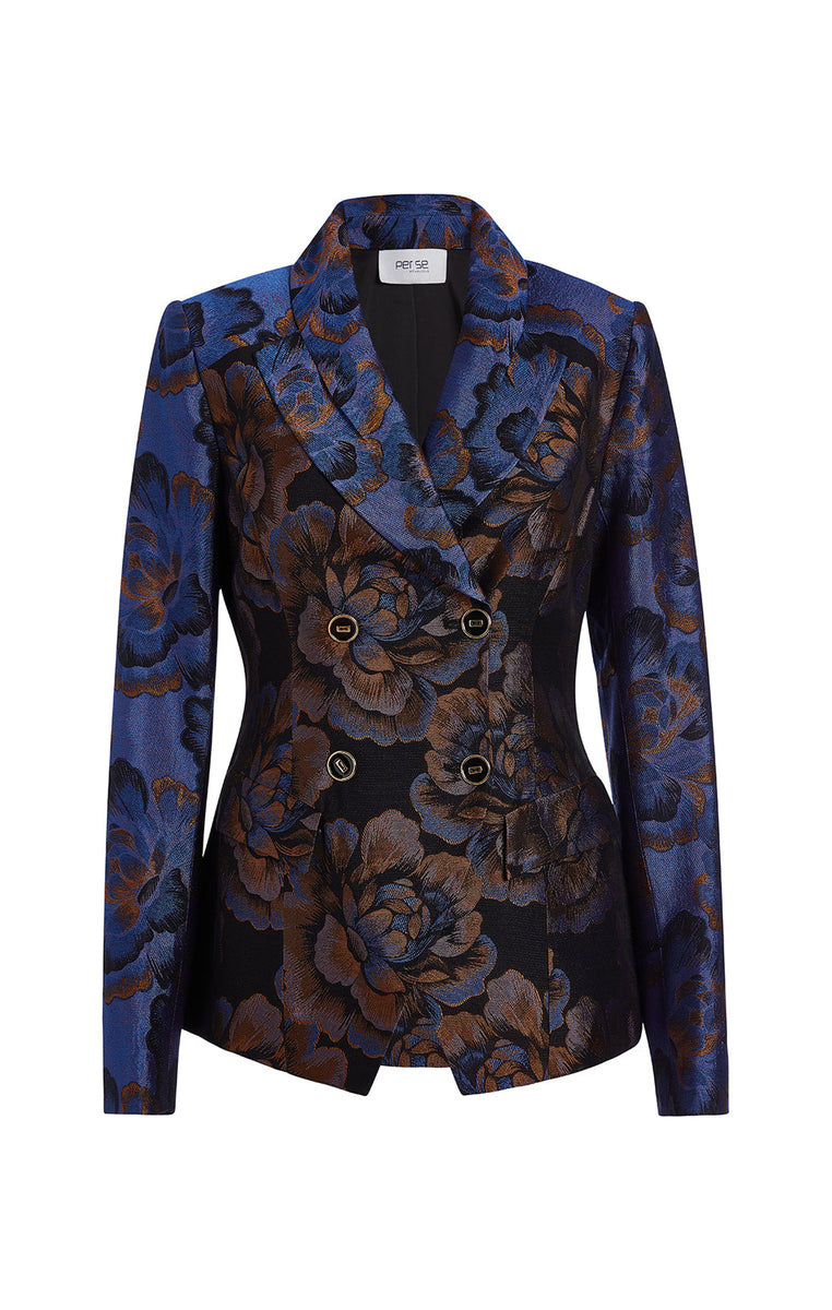 Buy Magnifique French Floral Jacquard Jacket online - Carlisle