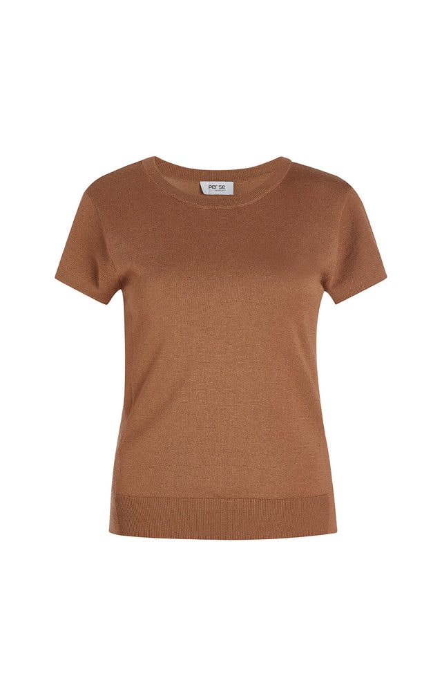Normandie - Silk & Cashmere Cap Sleeve Sweater -  Product Image