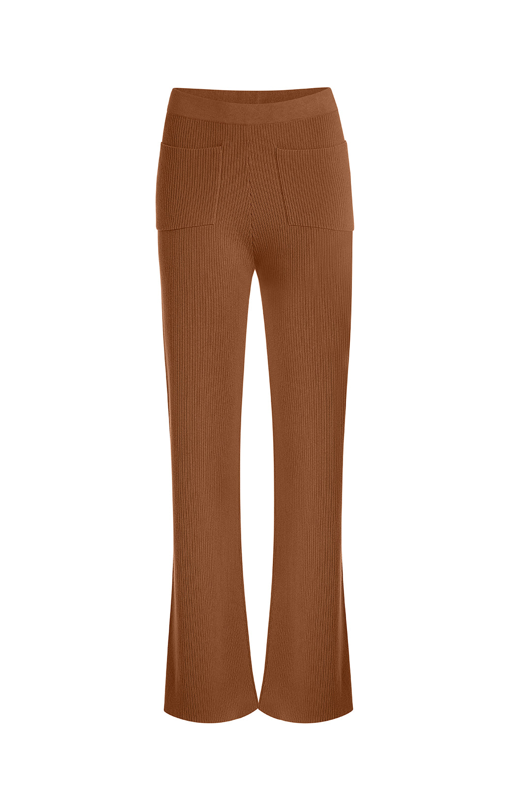 Flare - Pull-On, Wide-Leg Ponte Pants -  Product Image